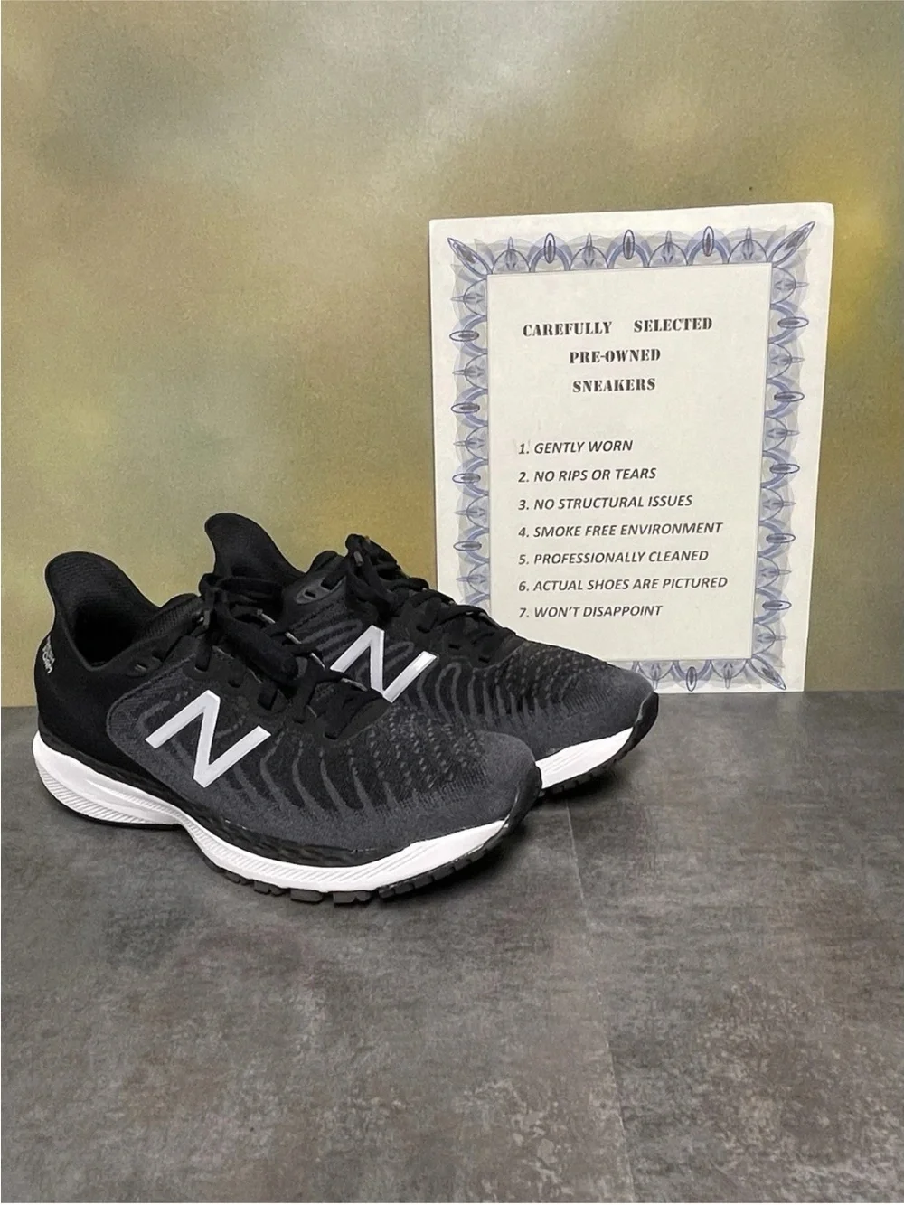 New Balance Fresh Foam X 860v11 W860B11 Women's Black Running Shoes Size 8.5B